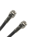 Remington Industries RG-58C Coaxial Cable Assembly w/SMA (Male) to SMA (Male) Connectors, 50 Ohm Impedance, 15 ft Length R-CX-1100-180